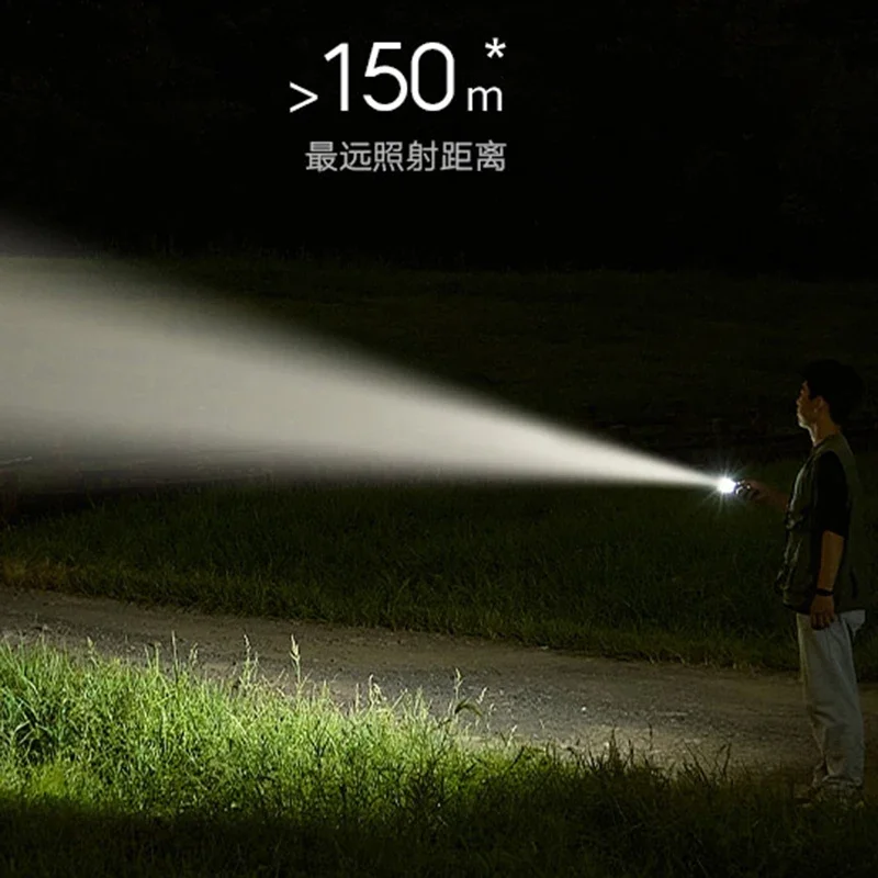 2024 Xiaomi Mijia Multi Functional Flashlight Portable 125g 3100mAh IP65 Waterproof 1000lm Emergency Lighting MJSDT002QW