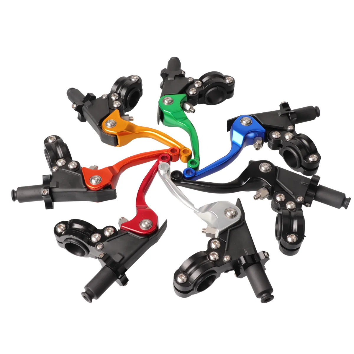 Motocross CNC ASV Folding Clutch Brake Lever Set For KTM Honda Kawasaki Yamaha XR50 Pit Dirt Bike ATV Quad Off-Road Parts