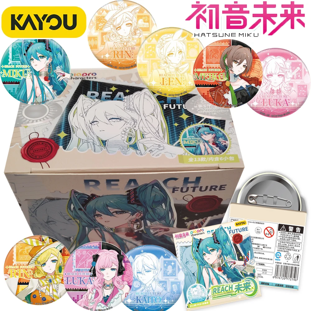 新しい-kayou-本物の初音ミク有名人周辺ラウンドバッジ漫画実用的な絶妙なコレクションブローチ男の子女の子ギフト