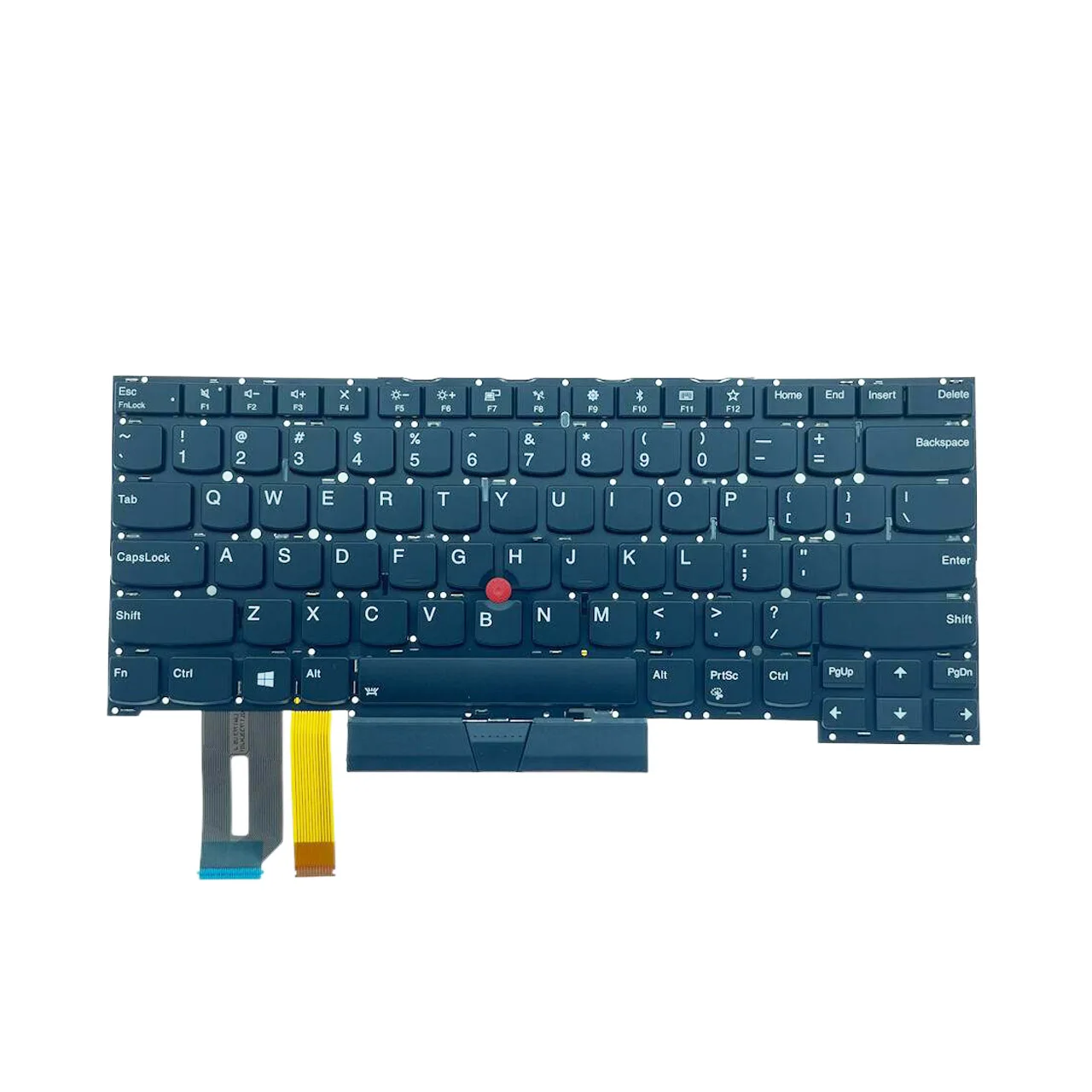 For Lenovo Thinkpad T490S T495S T14S Laptop Keyboard Replacement US with Backlit Without Frame