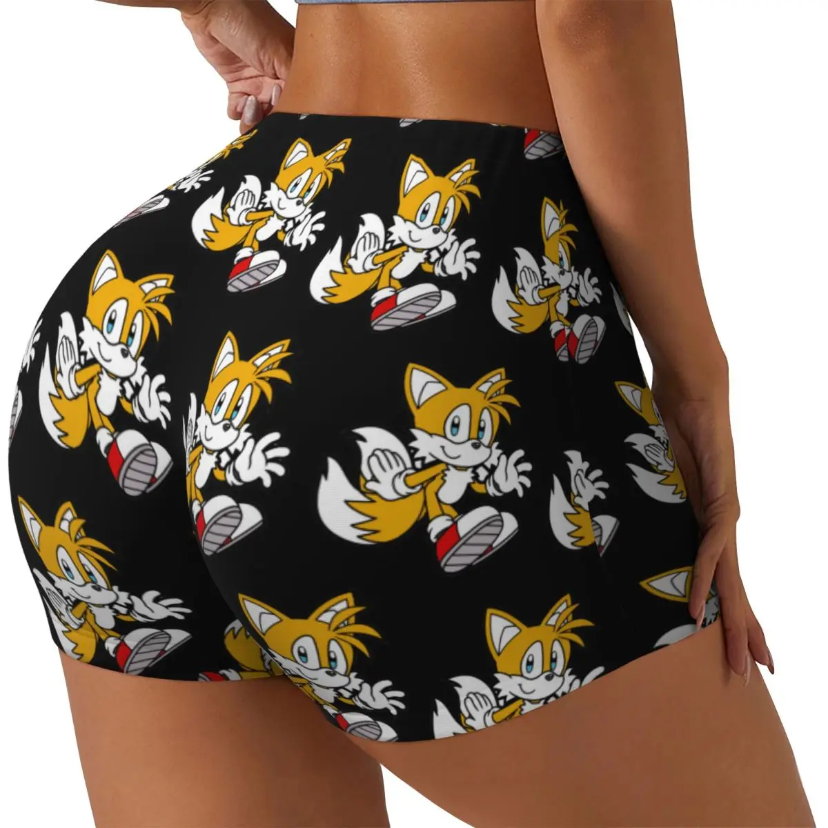 カスタム マイルズ テイルズ プロワー レディース ジム ワークアウト ランニング ショーツ アスレチック バレーボール バイカー ヨガ ショーツ