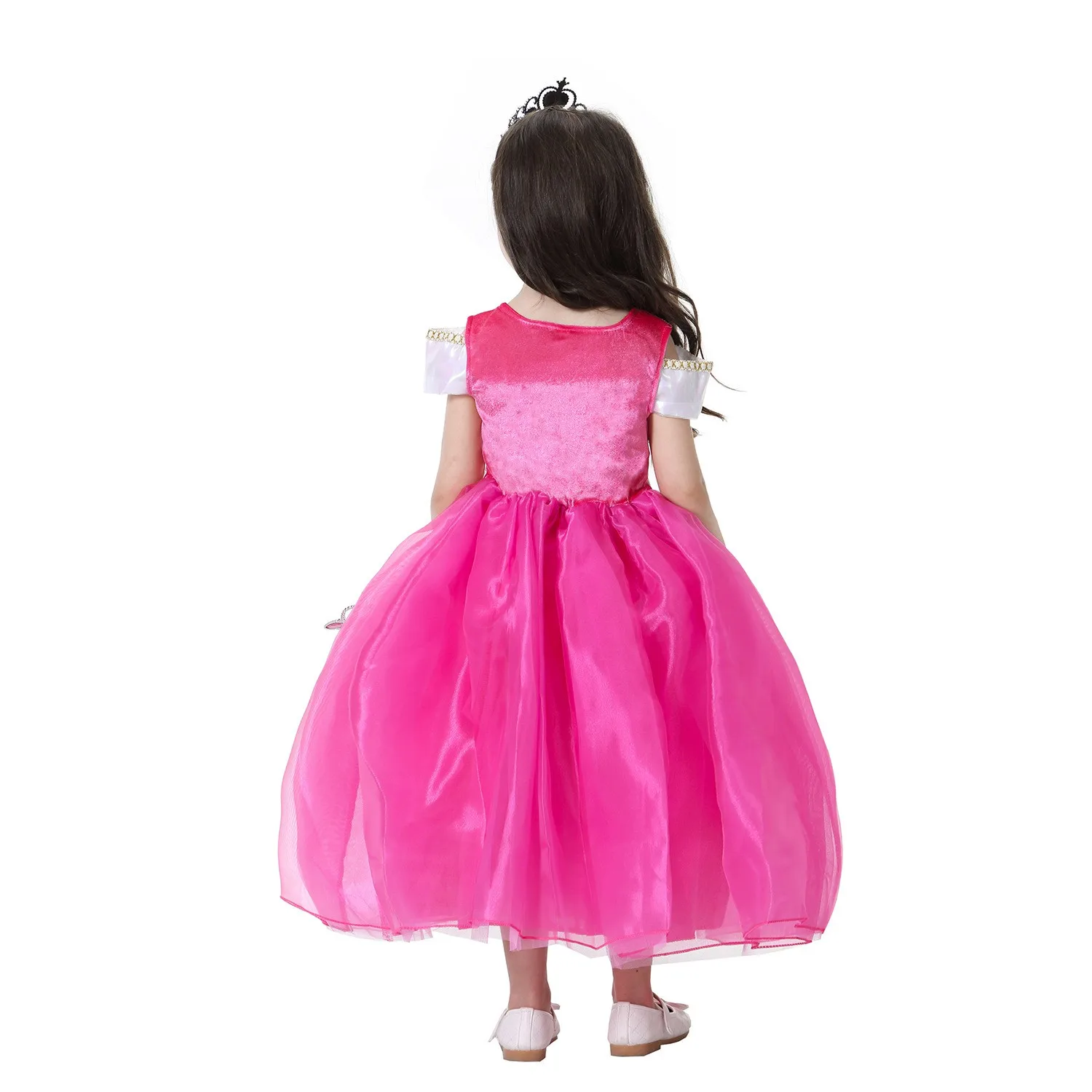 Disney Princess Dress Halloween Beauty and the Beast Cospaly Fancy Bella Aurora Dress Kids Prom Gowns Belle Costumes Girls