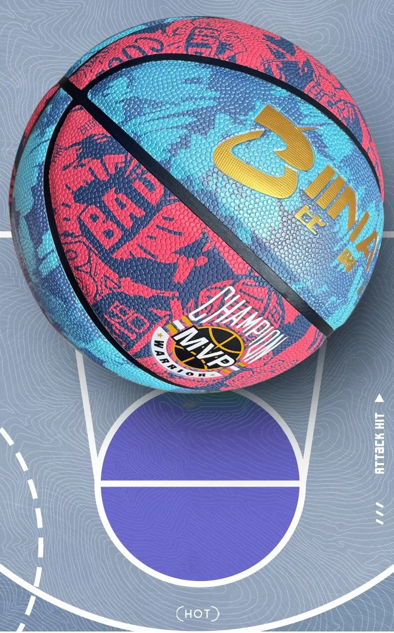 Team Match Basket Bambini Taglia 5 Basket PU Impermeabile antiscivolo Palla da allenamento per interni ed esterni Attrezzatura sportiva scolastica