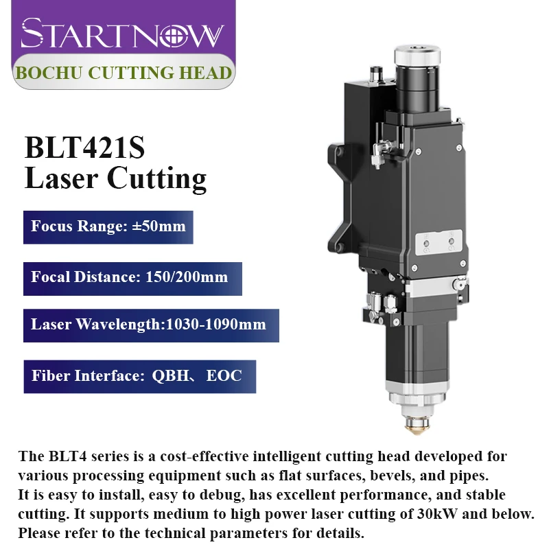 Startnow BOCI 4KW BLT310 Fiber Automatic Focusing Intelligent Monitoring Laser Cutting Head With FSCUT2000E Controller System Se