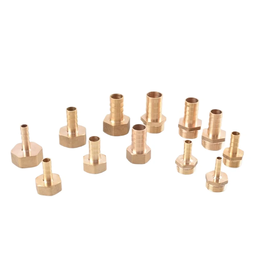 4mm 6mm 8mm 10mm 12mm 14mm 16mm 19mm 20mm 25mm Schlauch Widerhaken x 1/8 "1/4" 3/8 "1/2" 3/4 "1" bsp Messing rohr verschraubung stecker – Detail 3