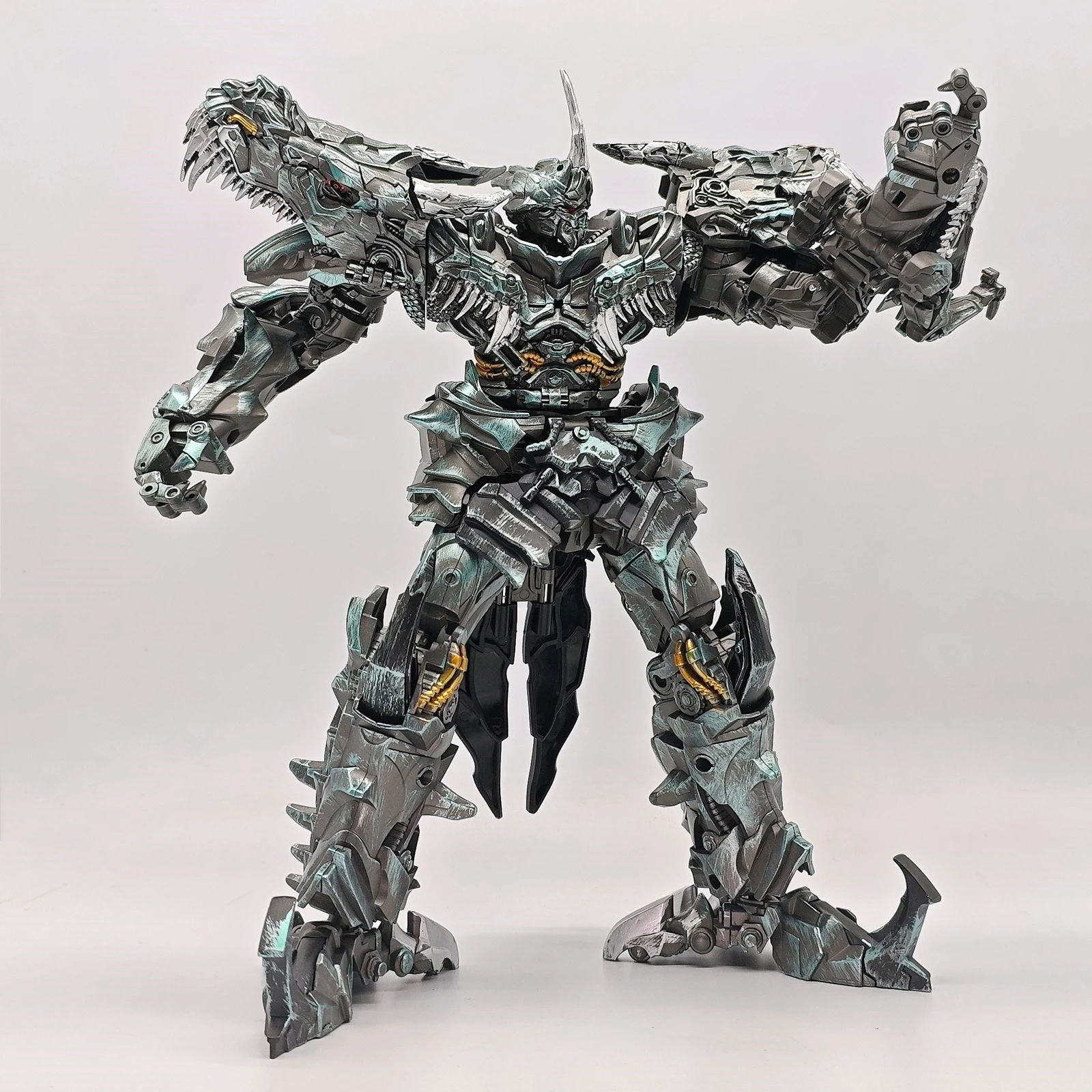 

New [EN STOCK] BAIWEI Transformation TW1034 TW-1034 Grimlock Dinobots 23 cm KO SS07 Dinosaure Leader Figurine Jouet