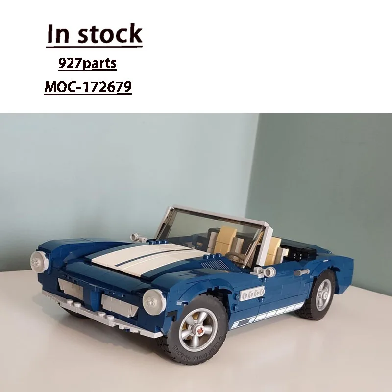 

MOC-172679 New City Convertible Double-Door Supercar Building Block Model, 927 Parts, Boys' Children Birthday Toy Gift