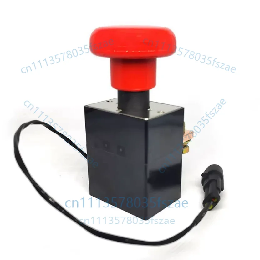 Accessories 1pcs emergency power off switch 300a-d with wire control high current emergency stop switch