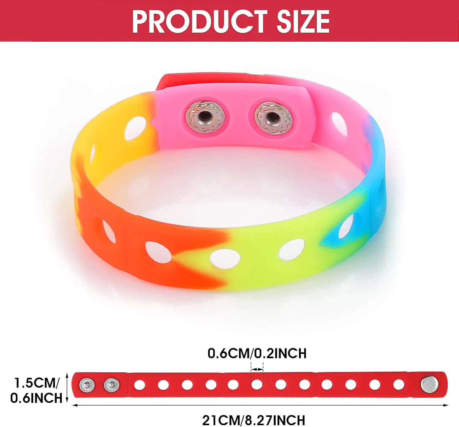 Retail and wholesale Color Silicone Bracelet Wristbands 21CM With Shoe Buckle Shoe Accessories Shoes charms Kid birthday Gifts