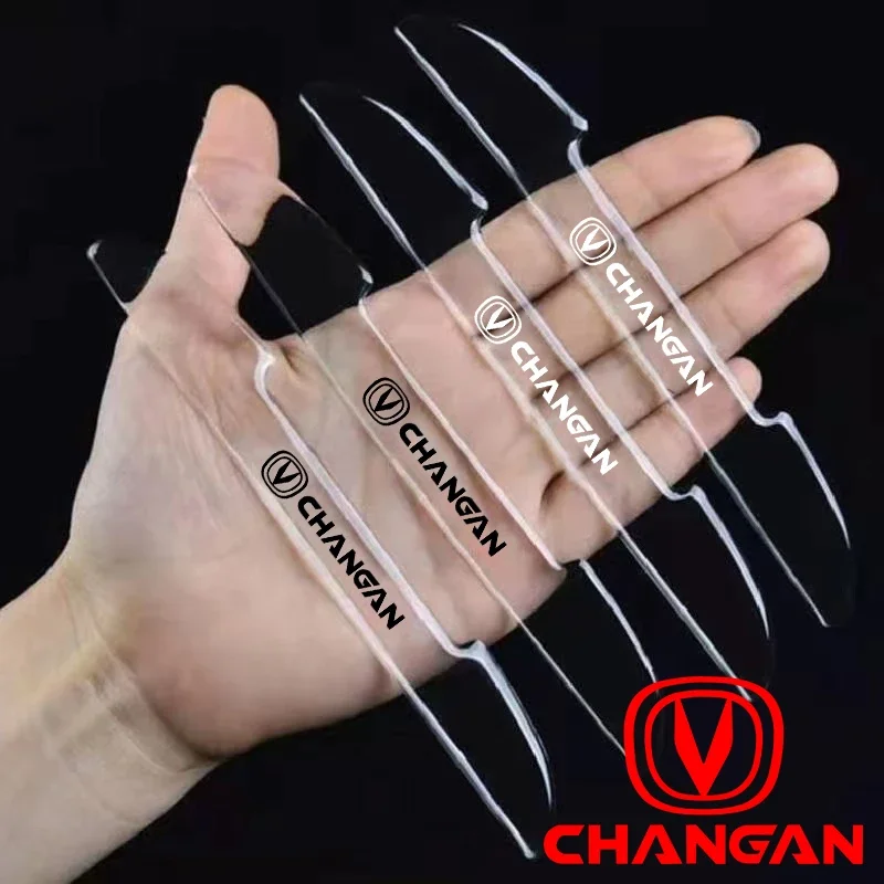 

4PCS Transparent Car Door Edge Guard Anti Collision Protector For Changan CS75 Plus CS55 CS35 Plus Eado Alsvin Accessories