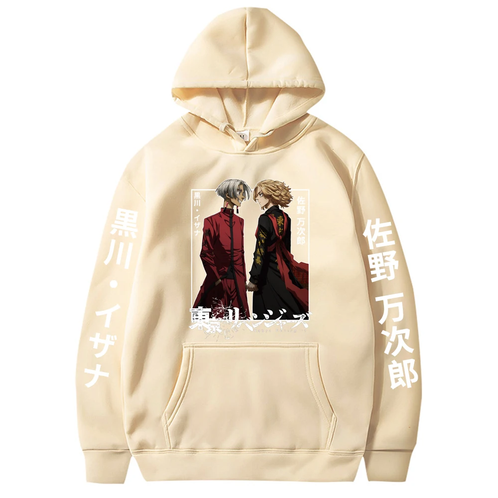 Hot Anime Tokyo Revengers Sano Manjirou And Kurokawa Izana Hooded Men Women Hoodies Plus Size Sweatshirts Harajuku Streetwear