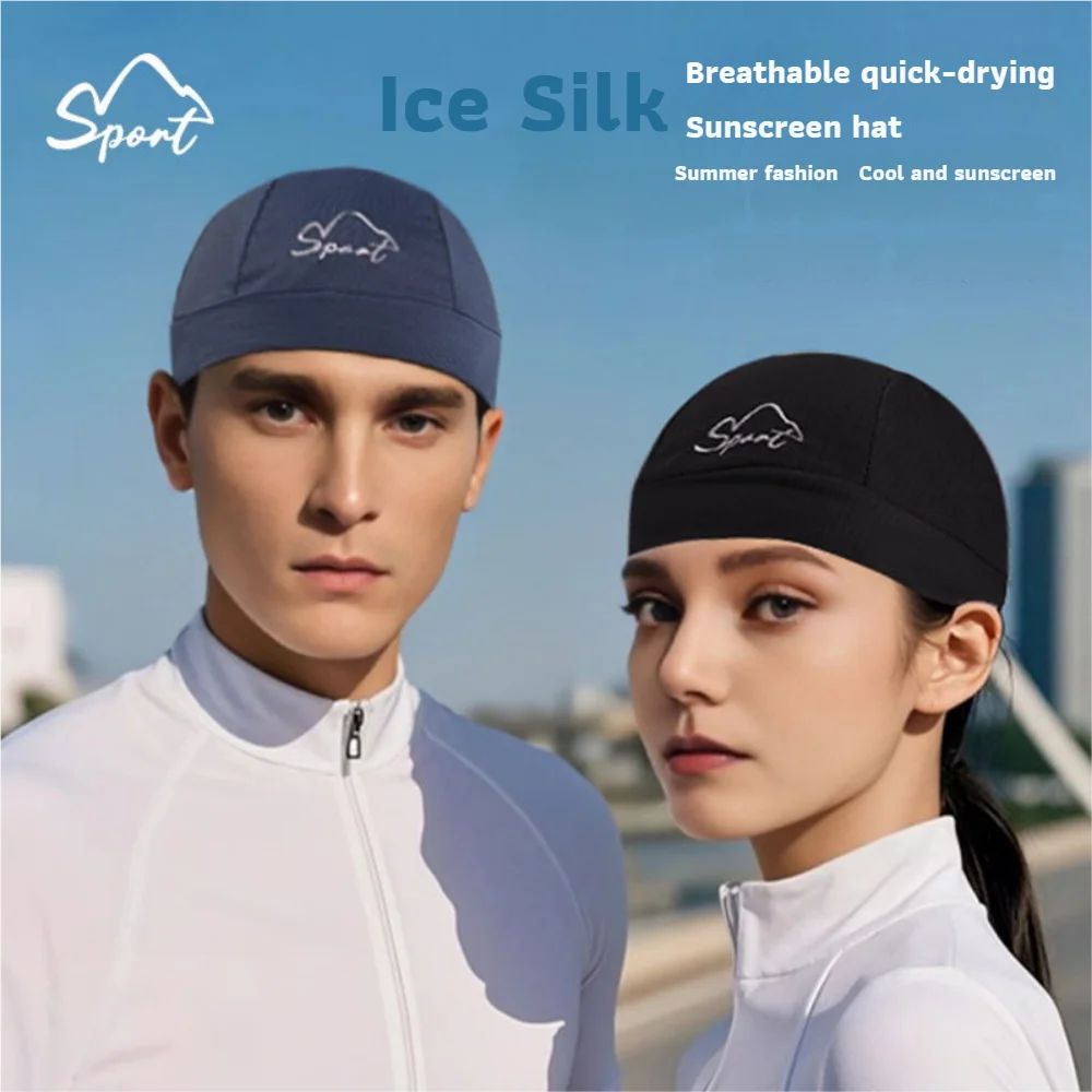

Waterproof Ice Silk Cap For Men Women – UV Protection Sun Hat Fishing Running Cycling Quick-Dry Breathable Helmet Liner Outdoor