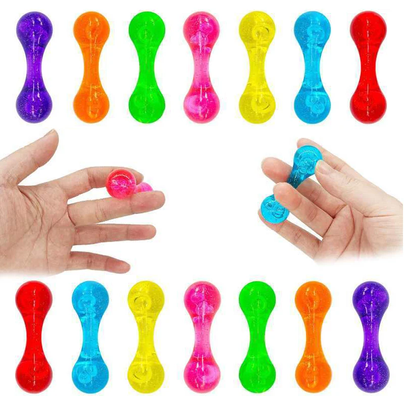 3PCS Knucklebone Begleri Skill Toy Fingertip Bone Plastic Acrylic EDC Anti-Anxiety And Stress Relief Fidget Toys for Kids Adults