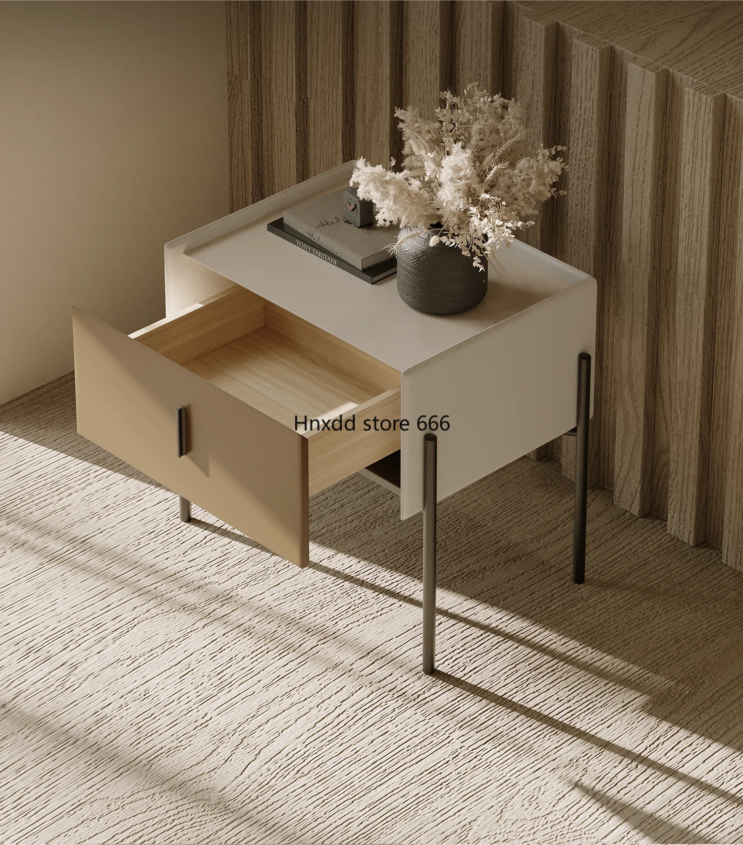 Modern minimalist bedside table
