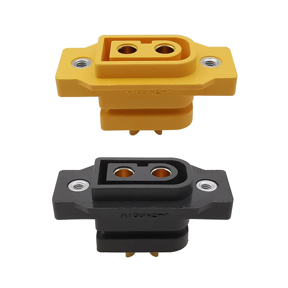 5Pcs XT60 XT60E-F Female Plug Gold/Brass Ni Plated Connector Power Battery Connecting Adapter for DIY RC Model