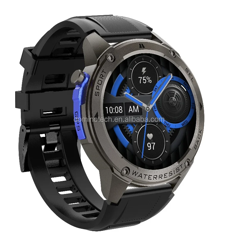 TJXL-OEM 2024年7月新製品 5ATM防水 スマートウォッチ GPS デュアル周波数 L1+L5 1.43インチ AMOLED 500mAh スマートウォッチ