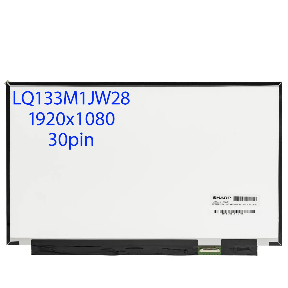 

Для ноутбука матрица 13,3 "тонкий LQ133M1JW28 FHD 1920*1080 30 контактов IPS светодиодный ЖК-экран