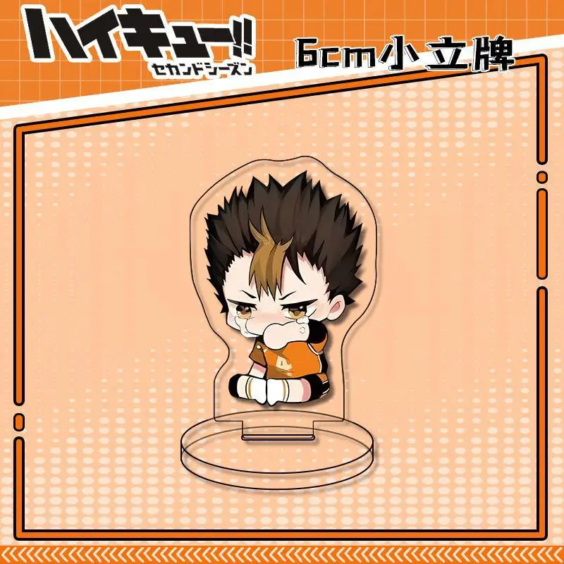 

Anime Haikyuu!! Cosplay Acrylic Mini Card Campus Student Decorations Standing Sign Creativity Cute Cartoon Birthday Xmas Gift