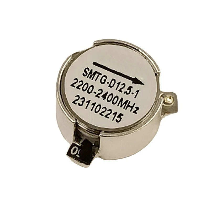 SMTG-D5-1-2200 -2400MHz 30W 2200-2400MHz Ultra Low Insertion Loss 0.5 DB Isolation Miniaturized Surface Mount RF Isolator