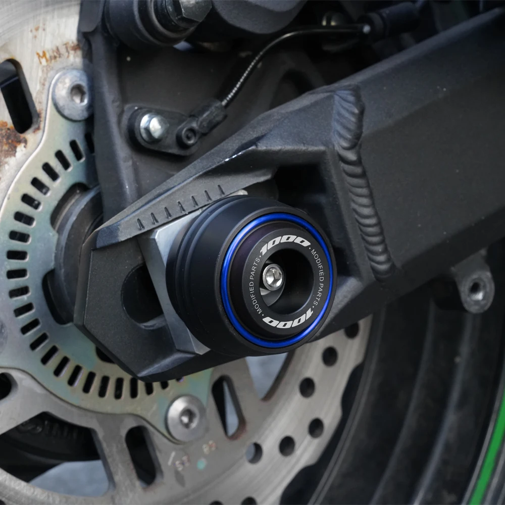 For Suzuki GSXS GSXS1000 GSXR 1000 R 1000R GSX-S 1000 1000GT 1000F Motorcycle Front Rear Wheel Axle Crash Protector Stand Slider