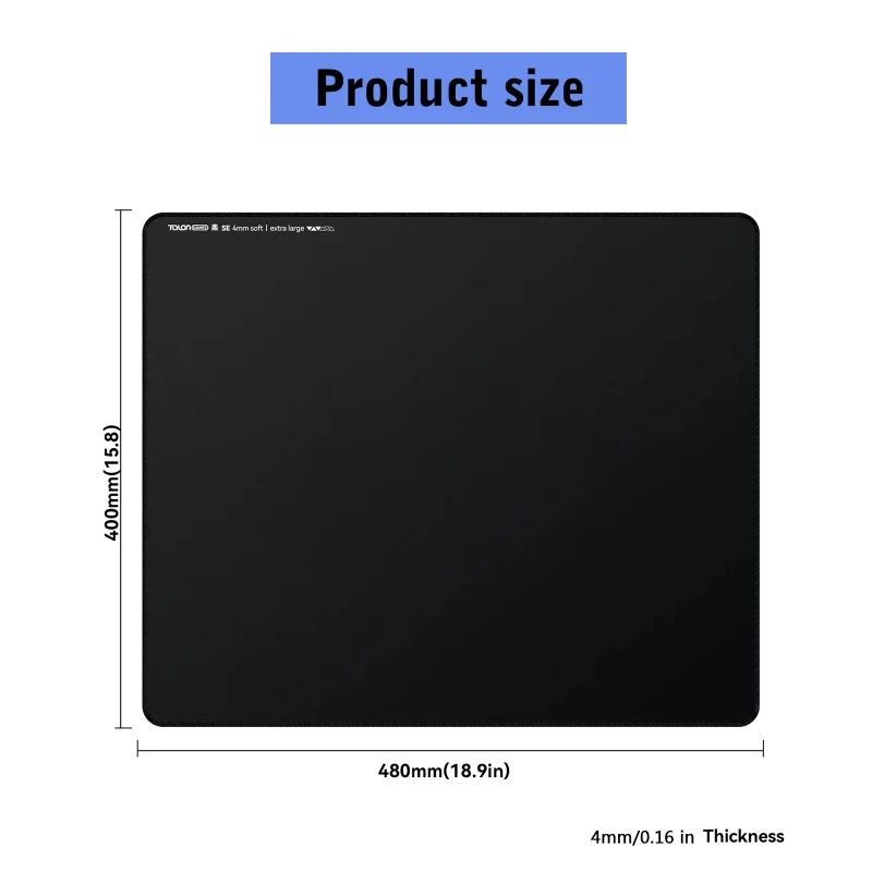 

Esports Game Mousepad Smooth Surfaces Flexible Mouse Pad for Game Mousepad Precise Control Water Resistant 601F