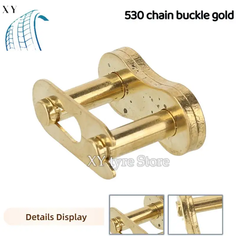 

530 Golden Motorcycle Chain Buckle, ATV Four Wheel Drive Kart Scooter Motorcycle Accessories