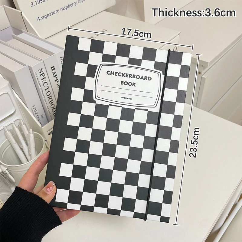 الشطرنج Cate A5 Ins نمط فوتوكارد الموثق بطاقات الصور جمع كتاب تخزين الألبوم غلاف دفتر كوريا القرطاسية 1X