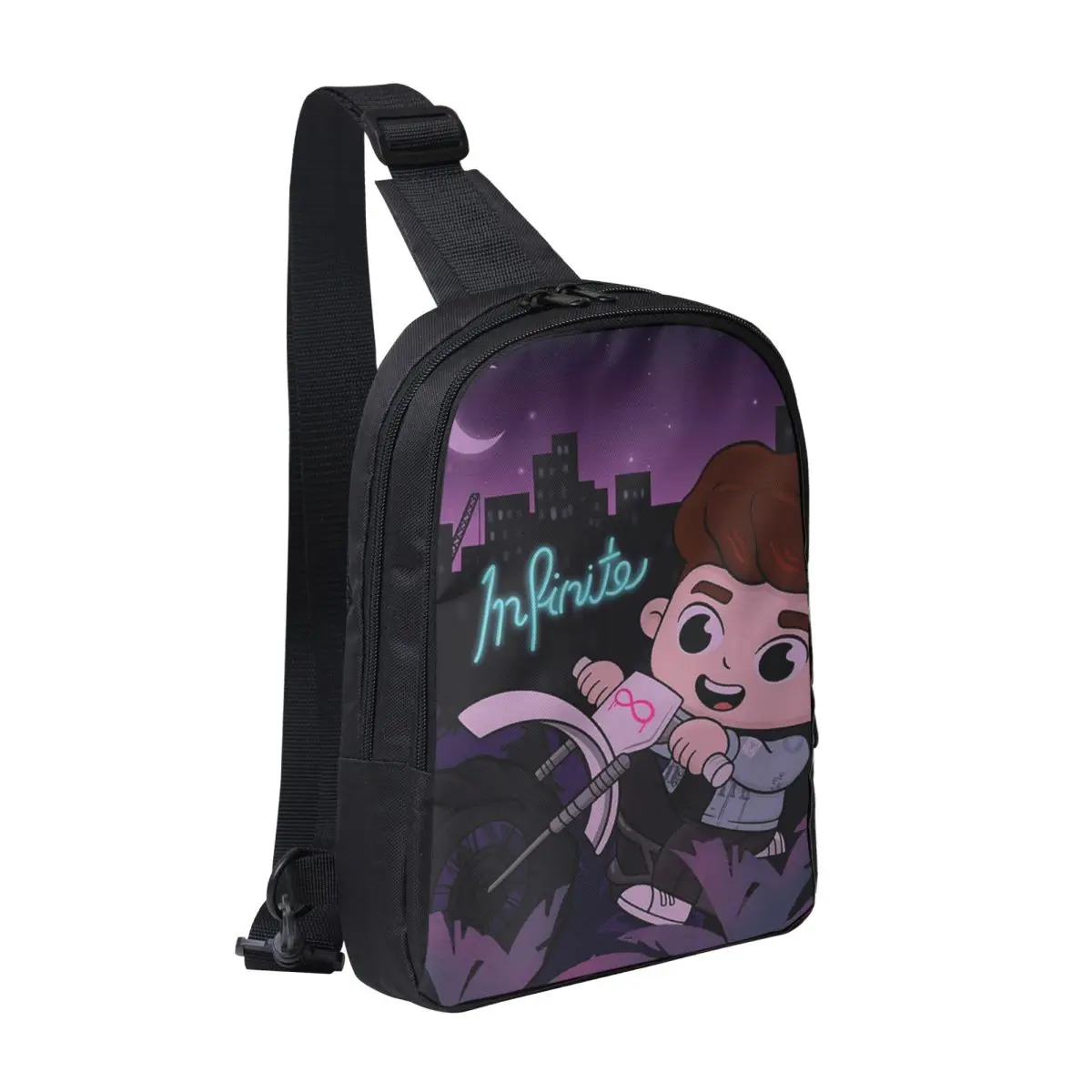 

Caylus Chest Bag Men Sling Crossbody Backpack Chest Bag Traveling Hiking Daypack Shoulder Bag