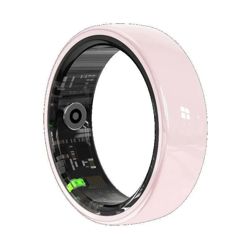 Women's Men's Smart Health Fashion Ring Fitness Tracker Heart Rate Blood Oxygen Pressure Monitoring Sleep Step Count R18 Rings