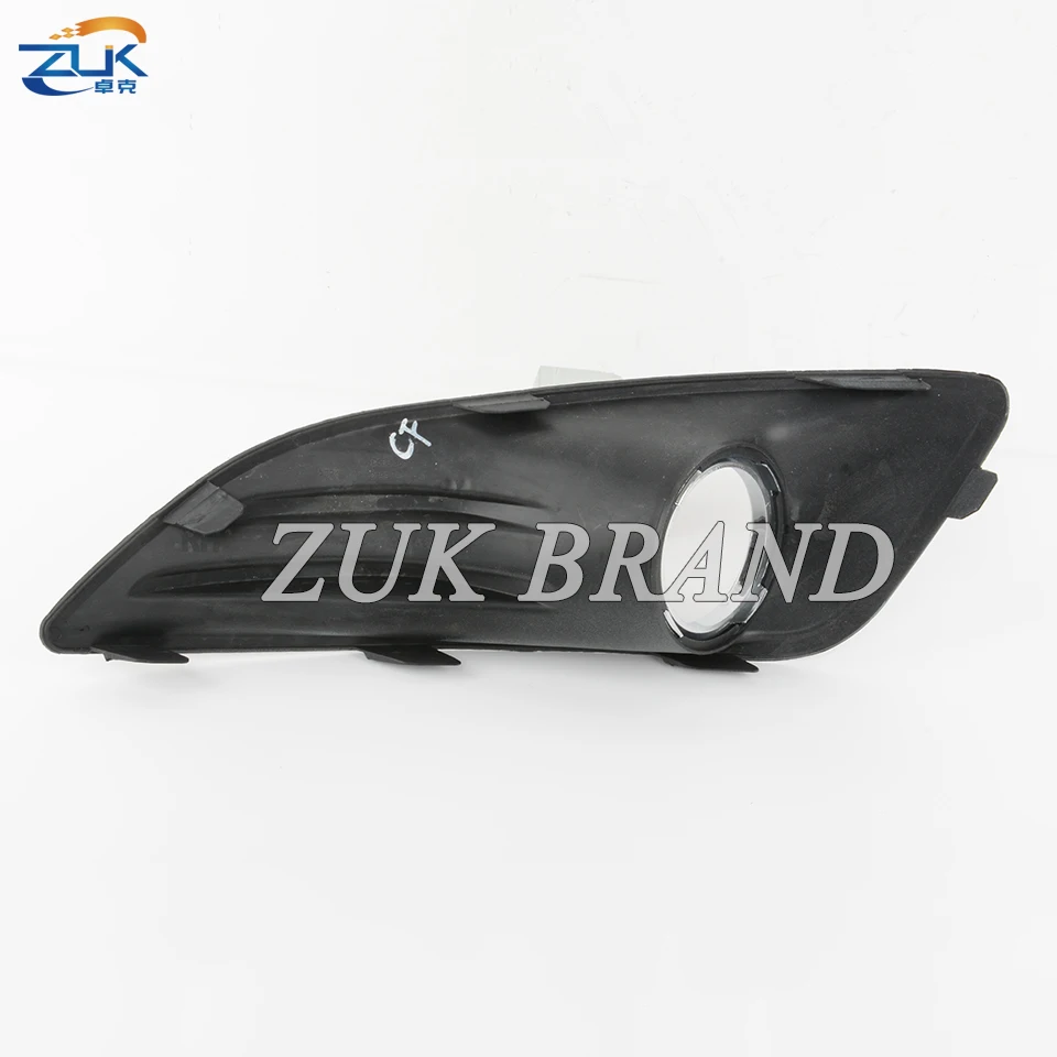 ZUK Car Styling Front Bumper Fog light Foglights Cover Fog Lamp Garnish Trim For Ford Fiesta 2013 2014 2015 3-Types For Choice