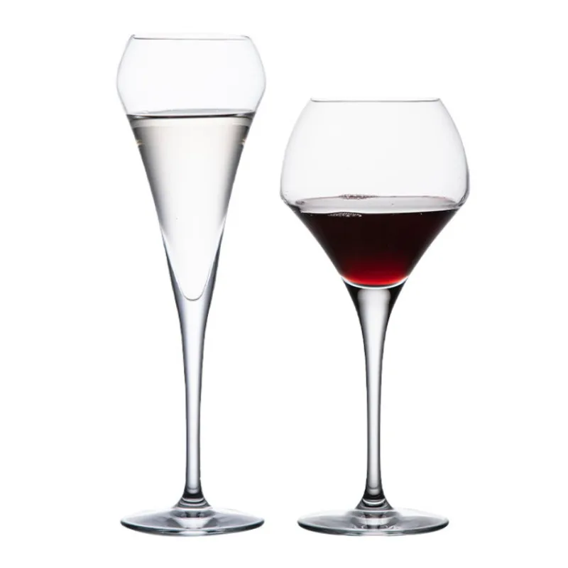 

200-400ml European Luxury Goblet Festival Wedding Handmade Red Wine Champagne Dessert Wine Cup Fashion Art Glass Drinkware