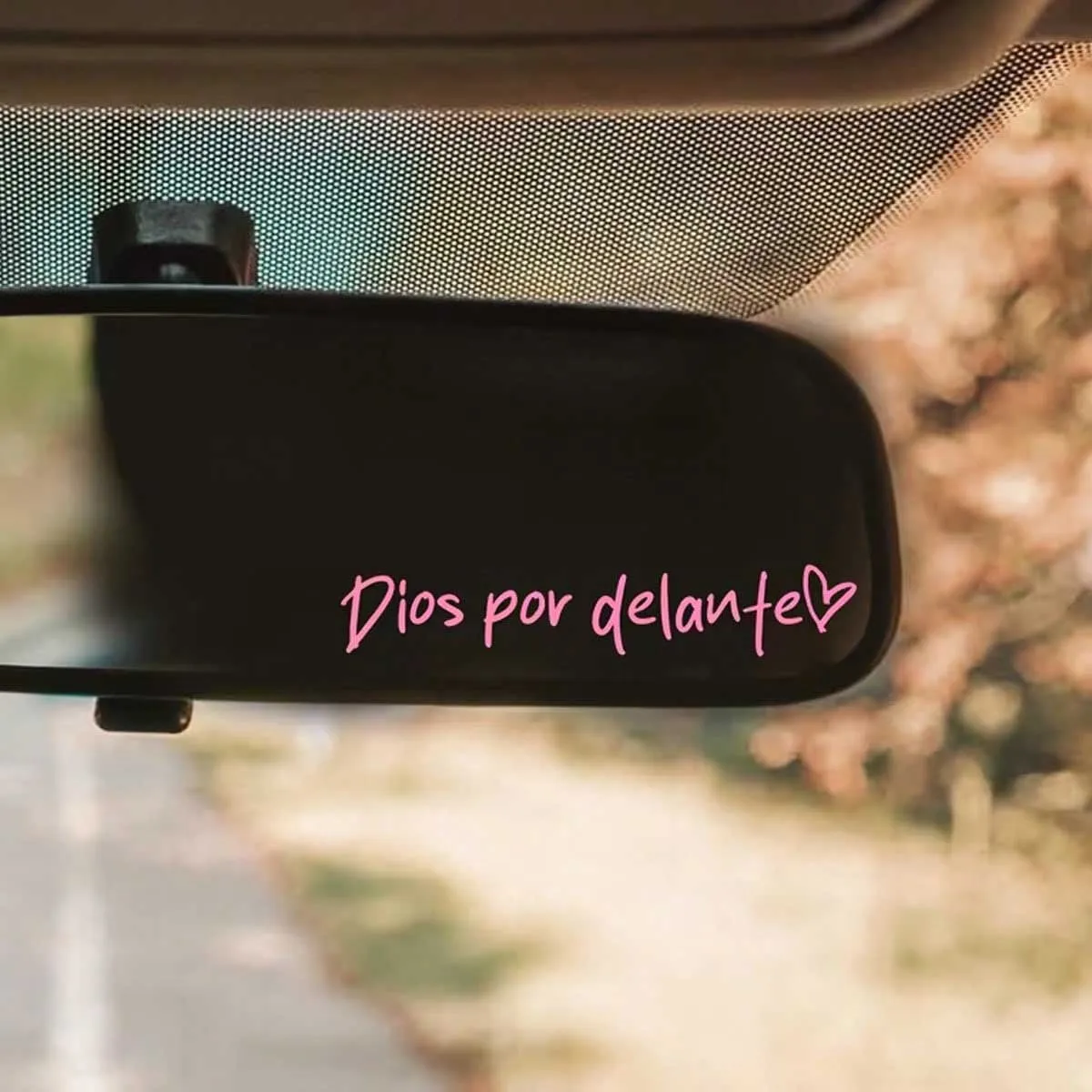 Faith God Bless Mirror Sticker Inspirational Positive Quote Vinyl Decal for Car Rearview Window Makeup Mirror Decoration