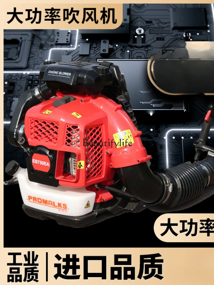 High-Power Gasoline Air Blower Backpack Snow Blower Fallen Leaves Wind Fire Extinguisher