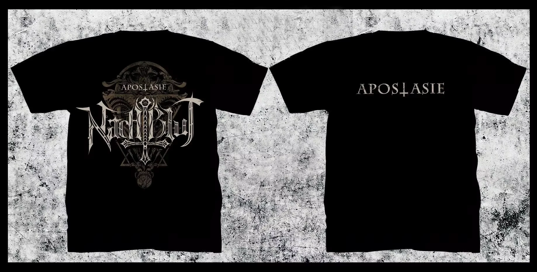 جديد 2025 ألمانيا Nachtblut ليلة الدم الفرقة الثقيلة المعادن روك الساحل الغربي الشارع الأخضر تيشيرت صيفي تي شيرت غير رسمي الرجال والنساء