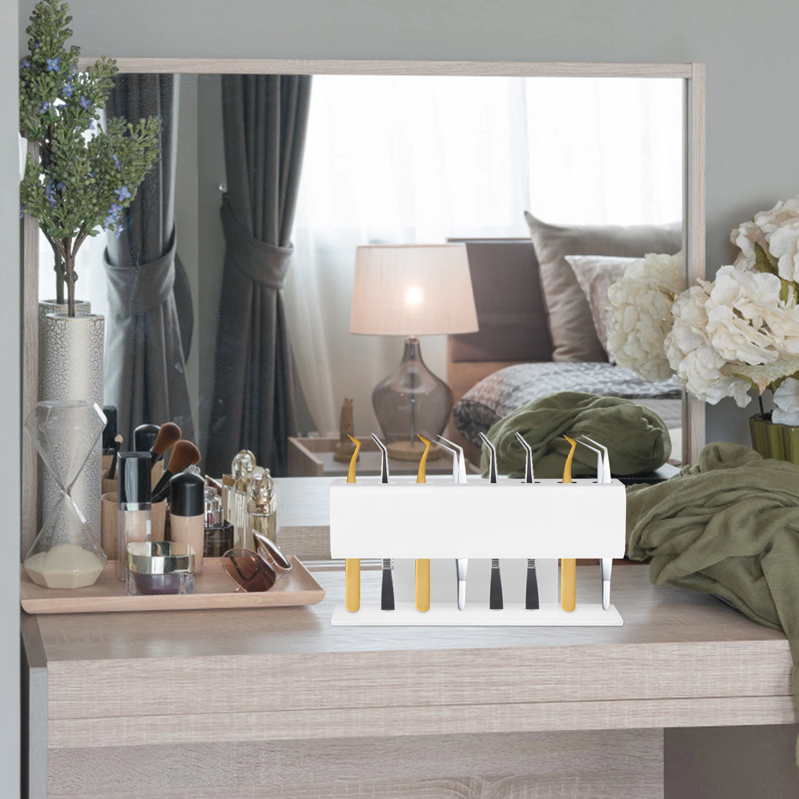 Wimperverlenging Pincet Opslaghouder Acryl Displaystandaard Wimperverlenging Benodigdheden Organisator Pincet Plank