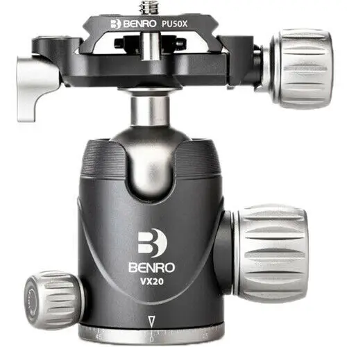 

Benro (VX20) v30 Two Series Arca-Swiss Style Aluminum Ballhead 44 lb Load