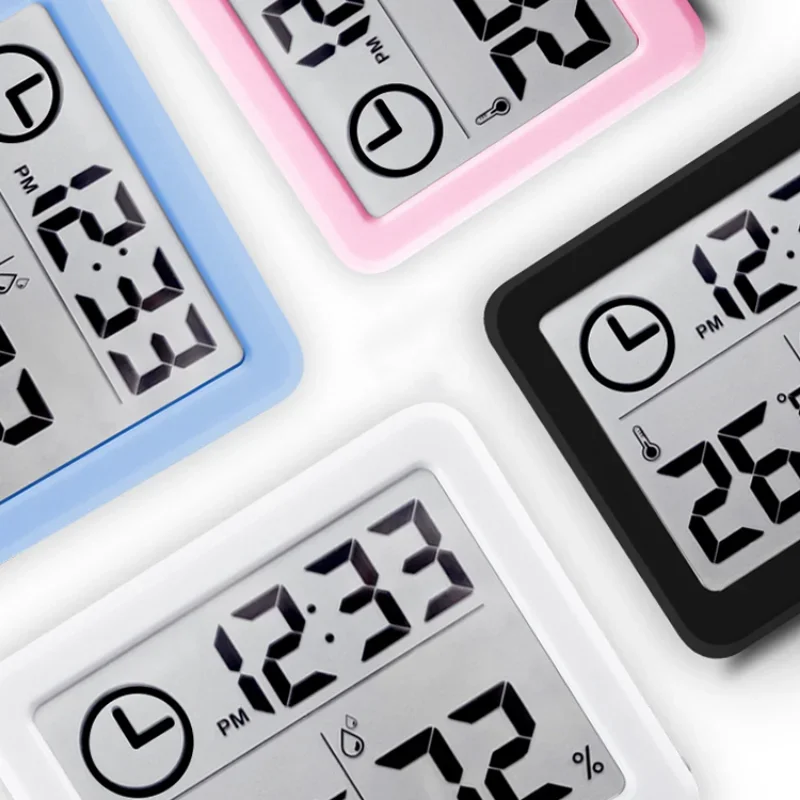 3,2-дюймовый большой ЖК-экран, автоматический электронный монитор температуры и влажности, многофункциональный термометр, гигрометр