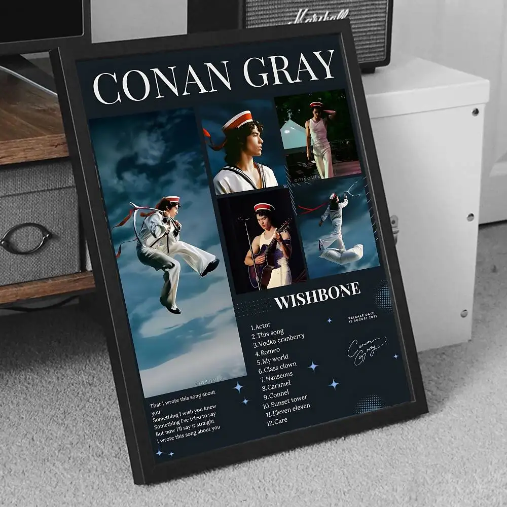 Brutalism C-Conan G-Gray ملصق يطبع جدار الفن اللوحة صورة هدية غرفة المعيشة بار مطعم ديسمبر ملصق كبير