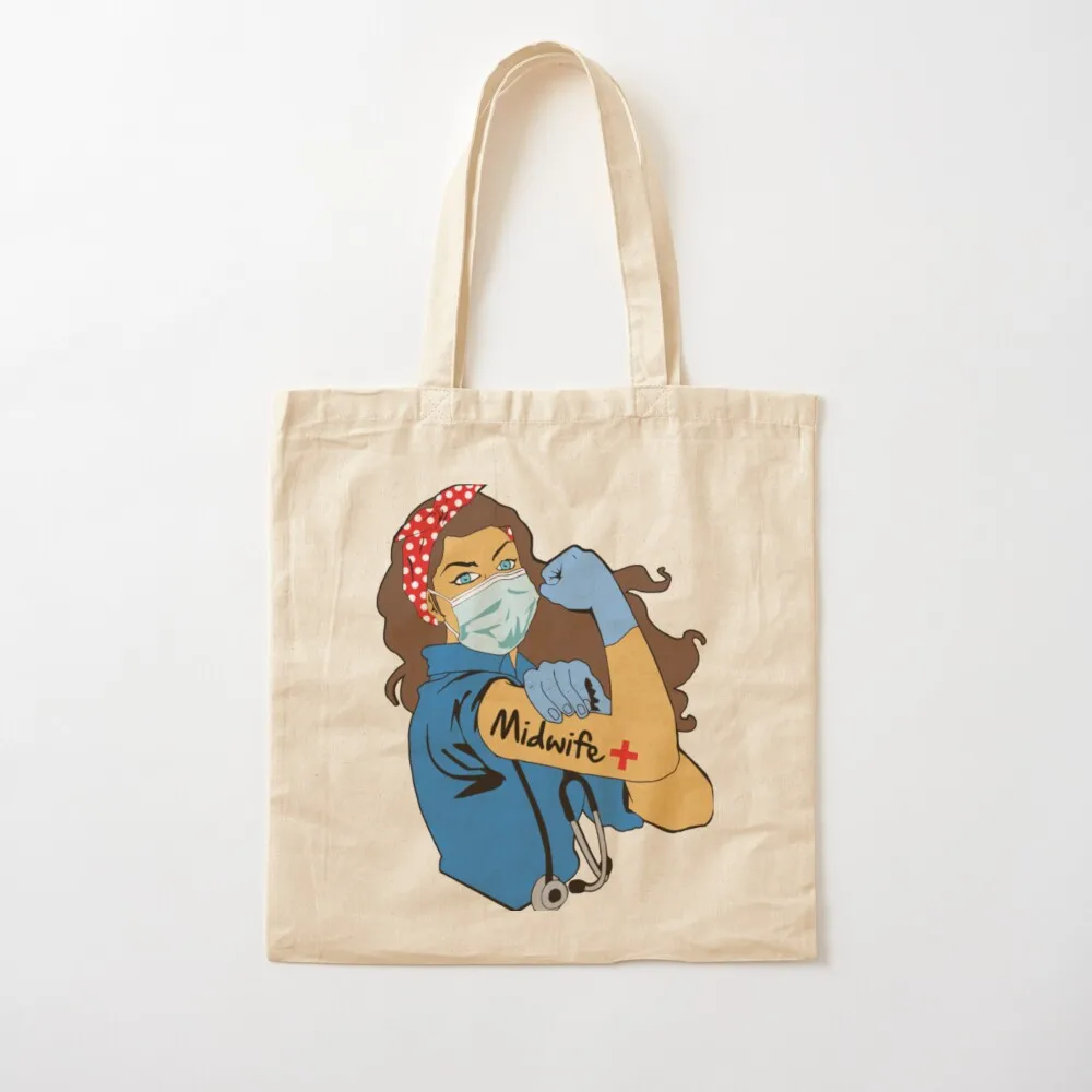 Midwife Strong Woman Tote Bag tote bag woman Canvas stote bag tote