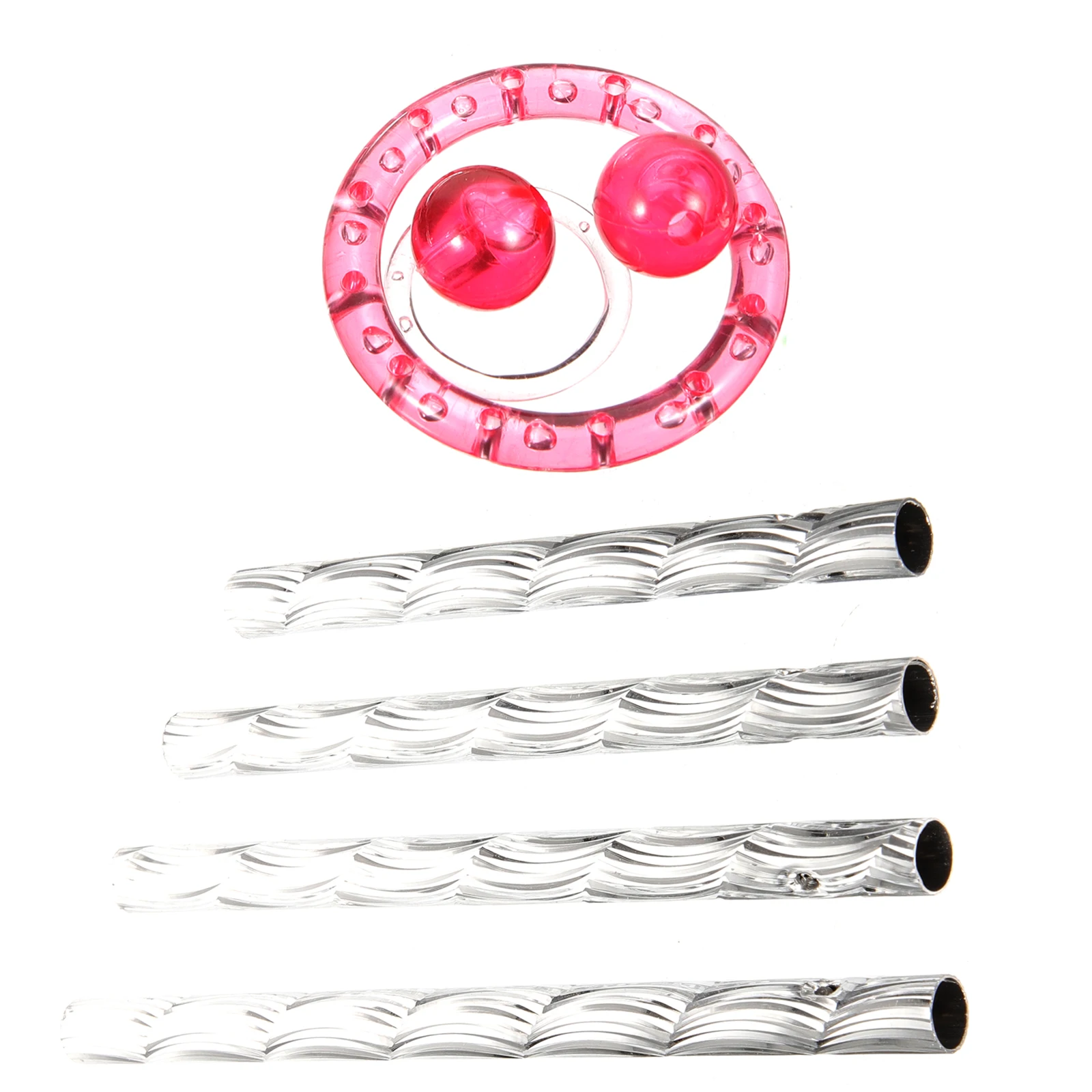 

8mm Silver Wind Chime Tubes Pre Drilled Thickened Aluminum DIY Craft Pink Garden Home Relaxation Sound Metal Pipe Accessories