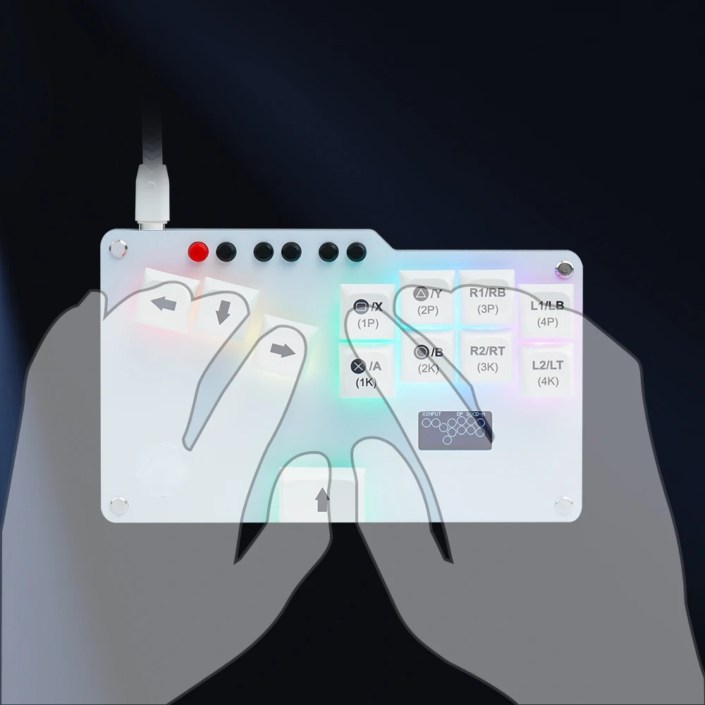 HitBox-Street Fighter King of Fighters Joystick Simulator, Gastronomie Handle Arcade, Raspberry Pi Pico, Gp2040