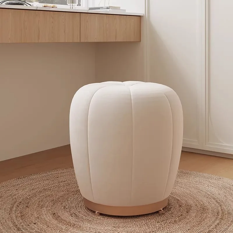 Portable Vanity Chairs Stool Adults Nordic Entrance Minimalist Luxury Stool Bedroom Gaming French Small Furniture Accessories view 3