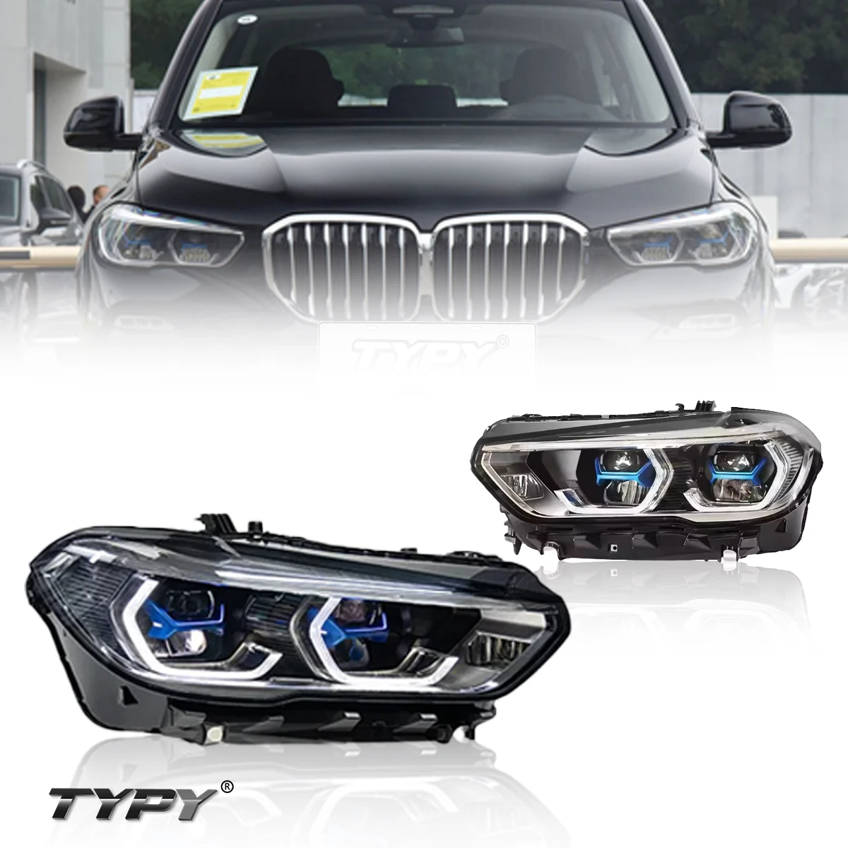 

Автомобильные фары TYPY, новые дневные ходовые огни для BMW X5 G05 2019-2023