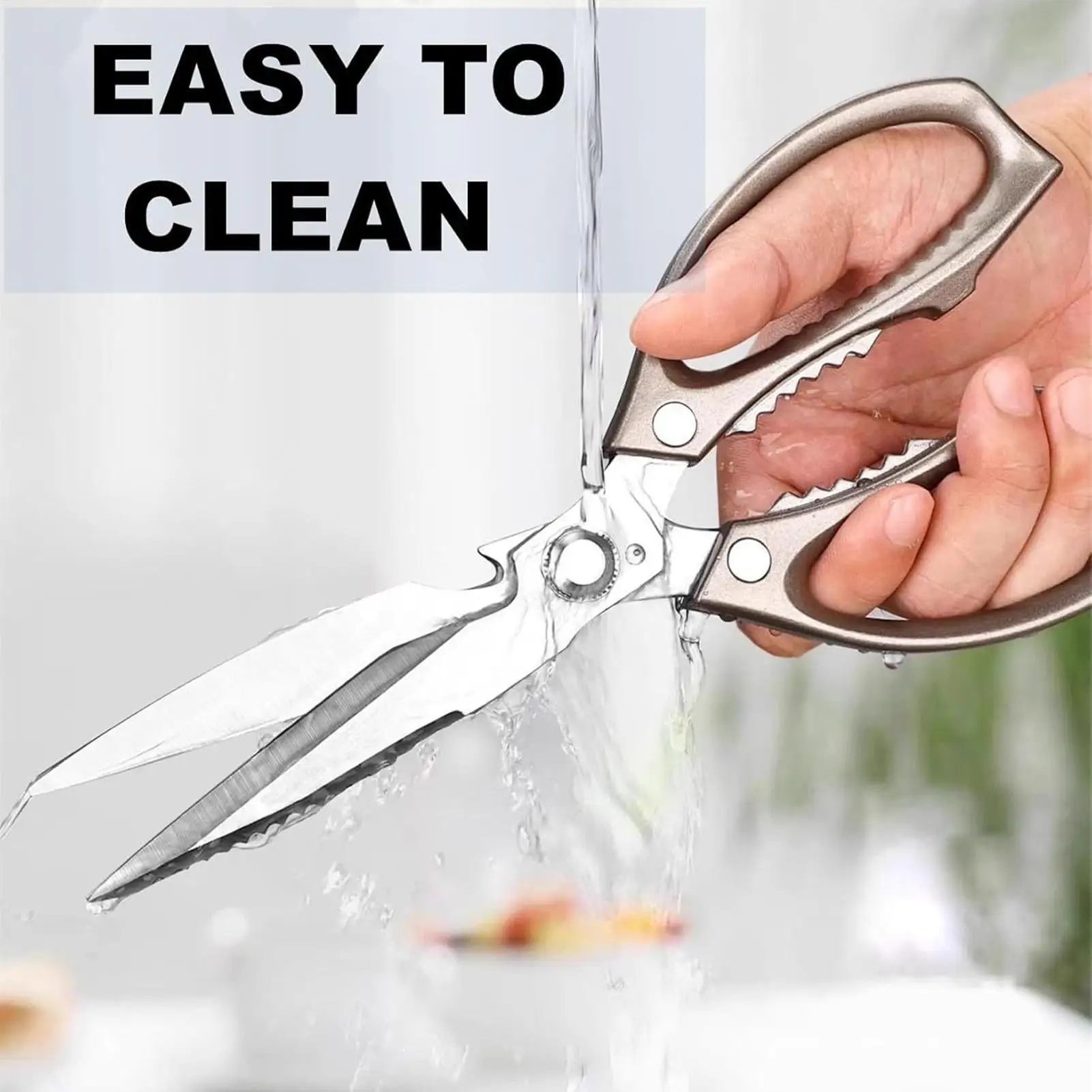 

Кухонные ножницы Сверхмощные кухонные ножницы из нержавеющей стали Куриная кость Мясо Рыба Уничтожение Специальные бытовые гаджеты Ножницы