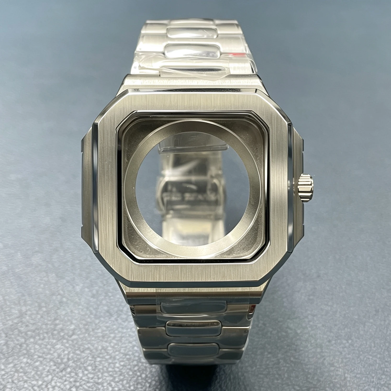 PP Block Watch, 38mm, NH35 Stainless Steel Case, Compatible With NH35 Movement, 29.5mm Square Case, Watch Accessories Replacemen