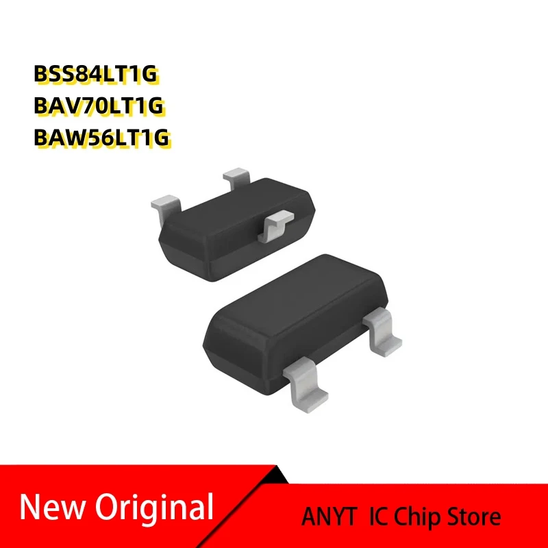 

NEW 100PCS/lot BSS84LT1G SS84L BAV70LT1G V70LT BAW56LT1G W56LT1 SOT23(TO-236)