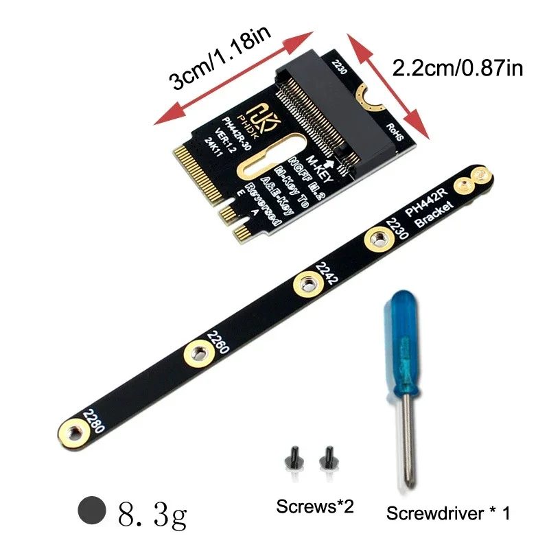 M.2 A + E إلى NVME SSD محول M2 واي فاي A/E مفتاح إلى M مفتاح PCIE 4.0 بطاقة الناهض مع قوس ل 2230 2242 2260 2280 NVME SSD #4