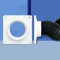 Kit de connecteur de ventilation pour sèche-linge, adaptateur de tuyau à visser, raccord pour climatiseur Portable, raccords de connecteur de conduit d'échappement 2
