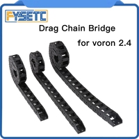 FYSETC 1PCS Chain in  Black Openning Type Wire Chains For Voron 0.1 V0 Voron 2.4 Voron Swtichwire