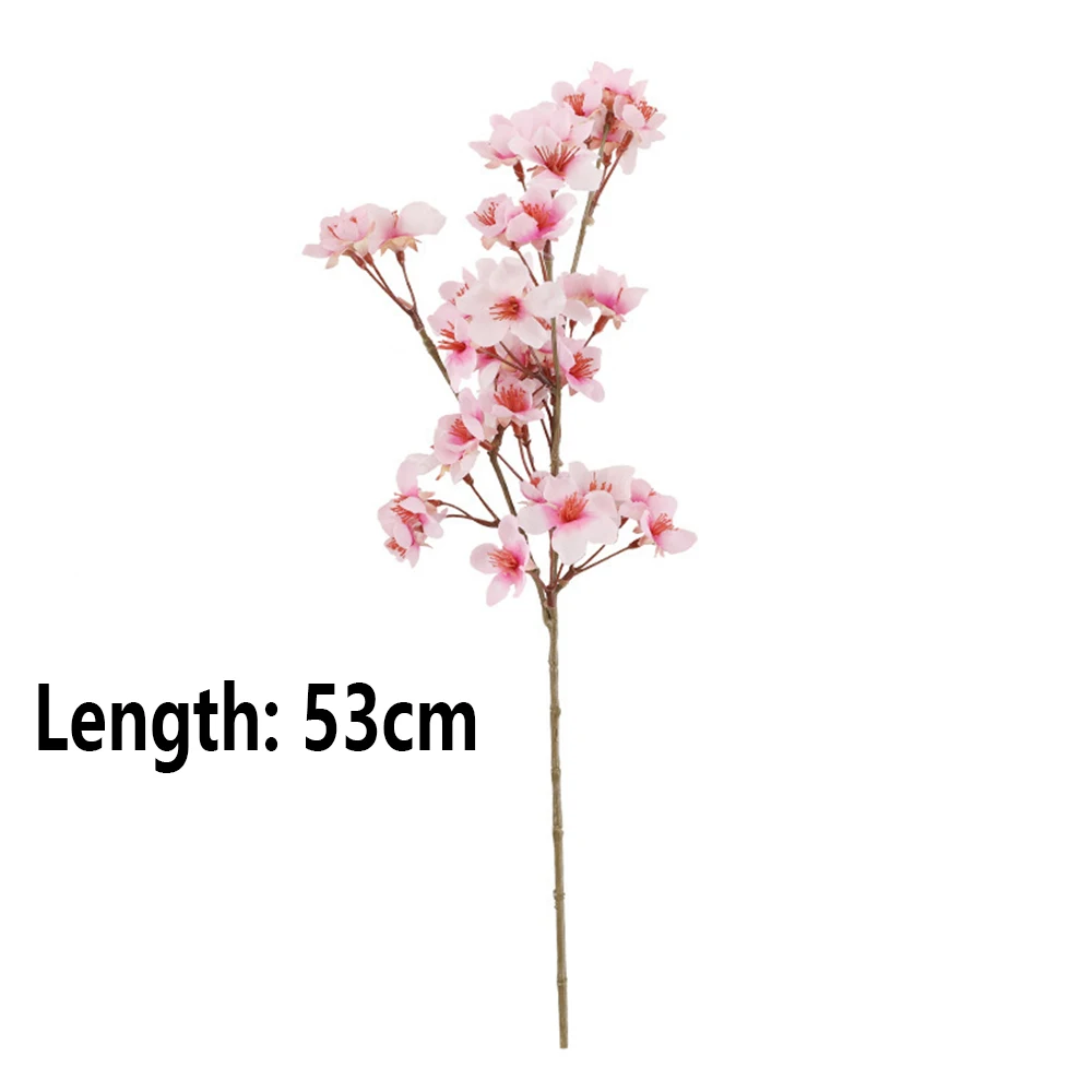 

4PCS Artificial Flower Plant Wedding Cherry Blossoms Spring Sakura DIY Decoration Sztuczne Kwiaty Decor Eucalyptus garlands Rose
